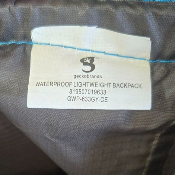 Geckobrands Waterproof Lightweight Backpack - Picture 4 of 10